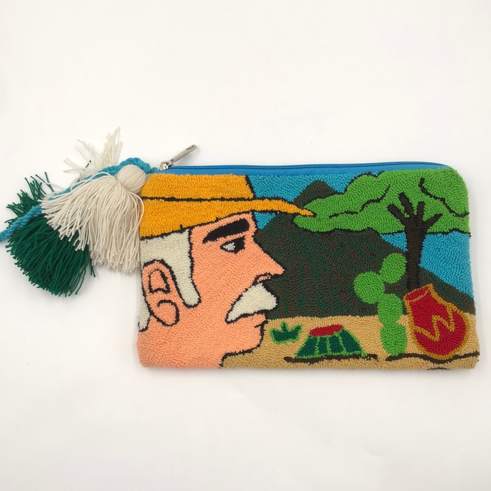 Colorful and unique handmade handbag